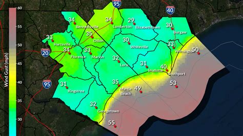 Heavy rain, winds to affect Myrtle Beach SC area beaches | Myrtle Beach ...