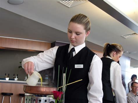 Waiters in training | Trainee waiters at TAFE in Sydney in W… | Flickr