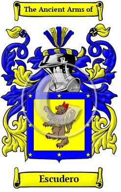 Escudero Name Meaning, Family History, Family Crest & Coats of Arms