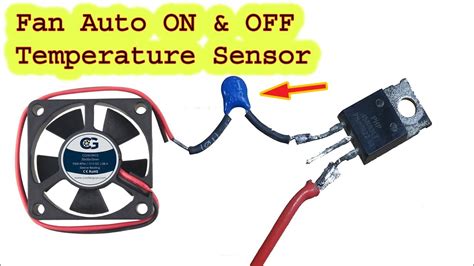 Make a Fan Automatic ON & OFF Temperature Sensor Circuit, diy ...