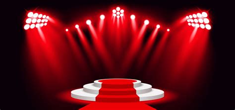 3d Red Carpet Stage Lighting Background Spotlight Effect, Wallpaper, Abstract, Art Background ...