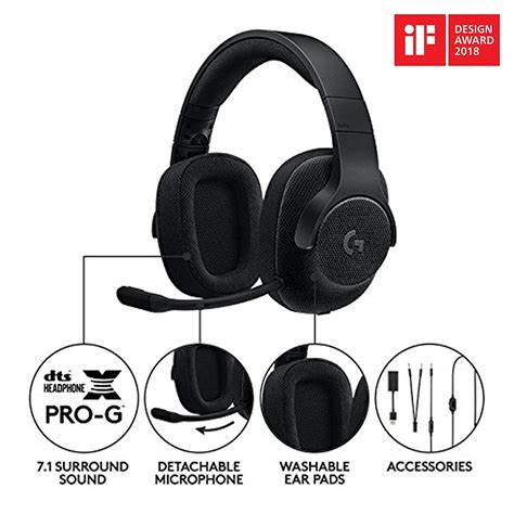 Logitech G433 Wired Gaming Headset (Black) | Tubers Academy - Digital Media Skills for 7-17yr olds