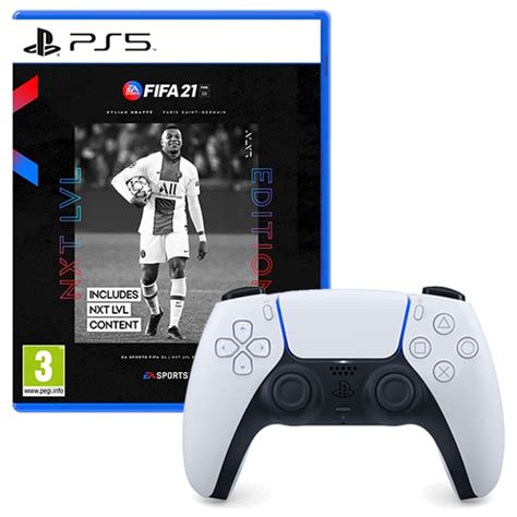 PlayStation 5 DualSense Wireless Controller & FIFA 21 PS5 - Smyths Toys UK