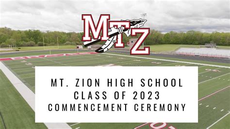 5/21/2023 Mt. Zion High School Class of 2023 Commencement Ceremony - YouTube