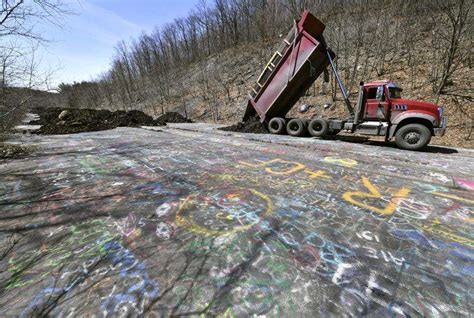 Centralia Graffiti Highway buried after increasing litter, vandalism – Times News Online