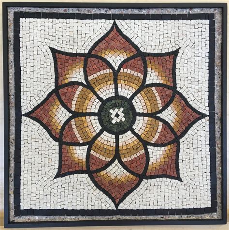 Floral Medallion | Mosaic art, Mosaic artwork, Rococo art