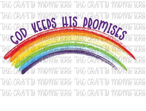 Digital Download God Keeps His Promises Rainbow Baby - Etsy Canada