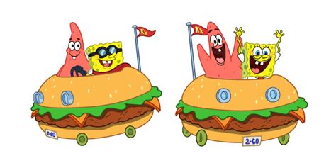 SpongeBob Patty Wagon | Spongebob, Spongebob tattoo, Boys sticker