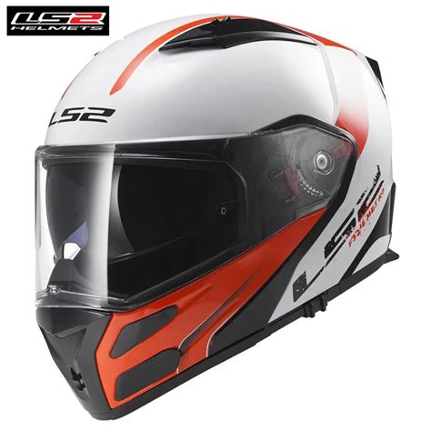 LS2 Metro Helmet Motorcycle for BMW Touring Cruiser Modular Full Face Flip up Dual Visors ...