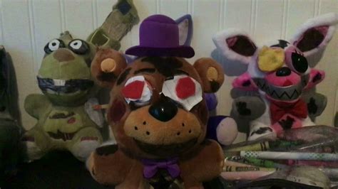 How to customize a nightmare Fred bear plush With A rockstar Freddy plush - YouTube