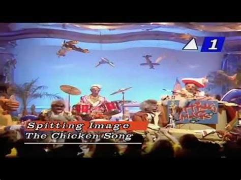 Spitting Image - The chicken song TOTP - YouTube | Chicken song, Songs, Spitting image