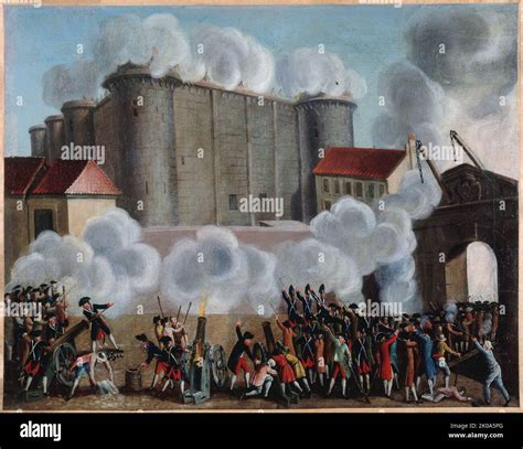 Storming of the Bastille, July 14, 1789 Stock Photo - Alamy