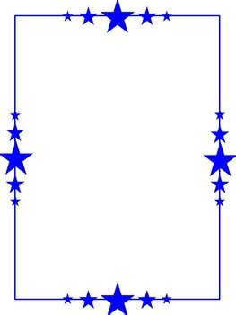 Star Border Clipart by Erin Thomson's Primary Printables | TpT