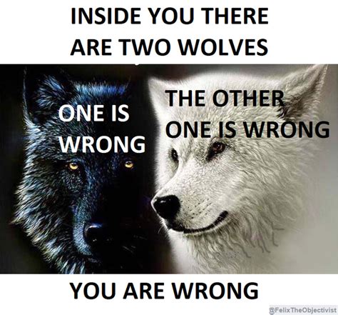 Inside You There Are Two Wolves | Know Your Meme