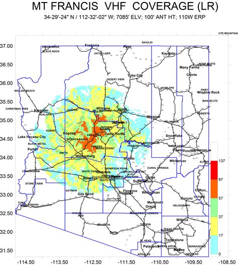 Map Of Amateur Radio Repeaters