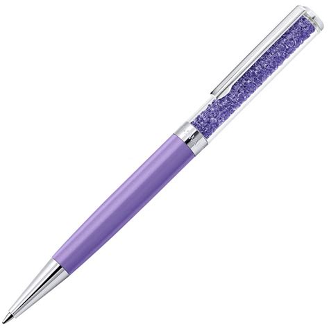 Swarovski Crystalline Ballpoint pen 5351076 Purple with crystals