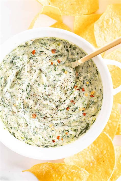 Creamy Spinach Dip with Cream Cheese | Julie Blanner