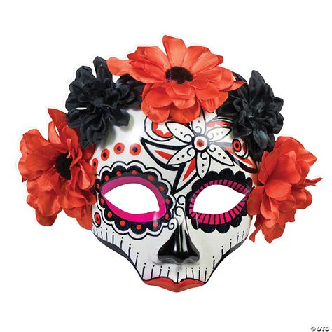 Day Of The Dead Skull Mask | Oriental Trading