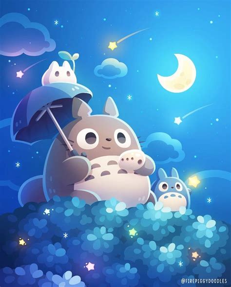 Yui on Instagram: “★ My Neighbor Totoro ★ This is one of my favorite scene from the Totoro movie ...