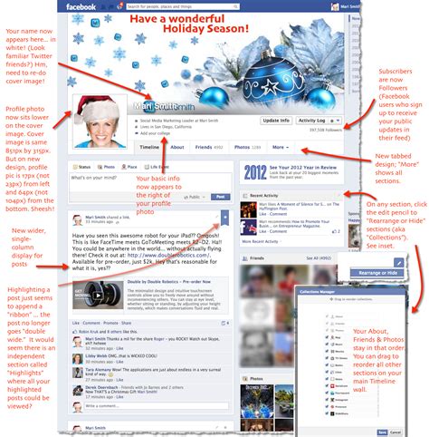 Facebook Single Column Timeline Design Rolls Out