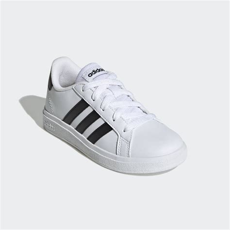 adidas Grand Court Lifestyle Tennis Lace-Up Shoes - White | adidas UAE