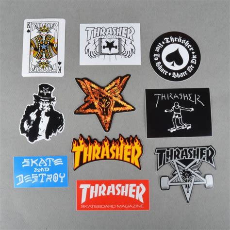 Thrasher Sticker Pack - ACCESSORIES from Native Skate Store UK