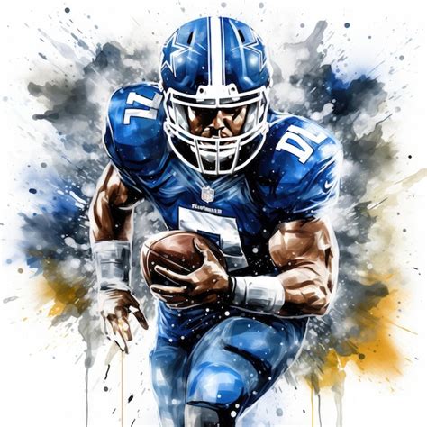 Premium AI Image | Dallas Cowboys Football A Cartoon Splash with ...