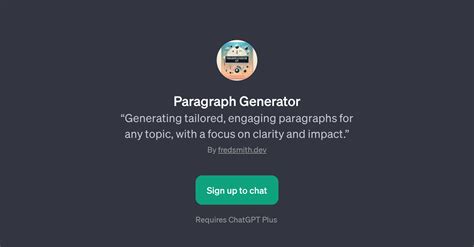 Paragraph Generator - Paragraphs - TAAFT