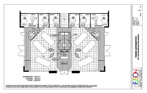 Six Car Showroom (Preliminary) ‹ Fisker Automotive Showrooms | nFUSION design studio, llc | Car ...