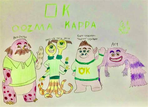 Oozma Kappa members by LugiaLover249 on DeviantArt