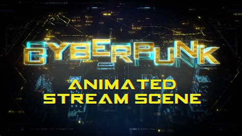 Cyberpunk Animated Stream Design :: Behance