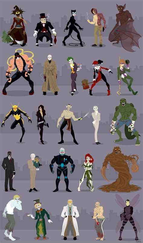 Gotham's Rogues by rickytherockstar on DeviantArt