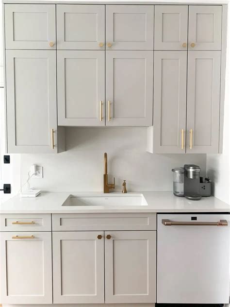 Agreeable Gray Walls White Cabinets - Bright, white cabinets bounce light and make for a modern ...
