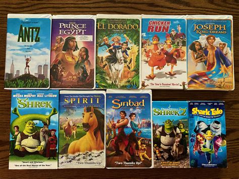 My DreamWorks Animation VHS Collection by richardchibbard on DeviantArt