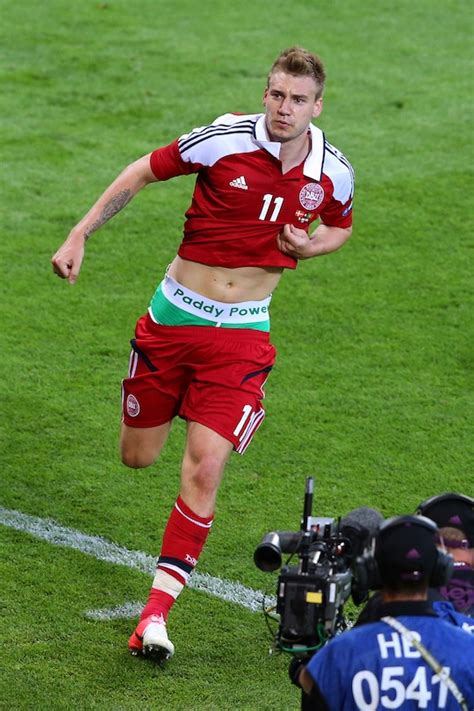 Nicklas Bendtner celebrated goal against Portugal with underpants ad for bookmaker