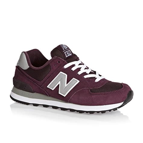 New Balance 574 Shoes - Burgundy | New balance shoes, Womens athletic ...