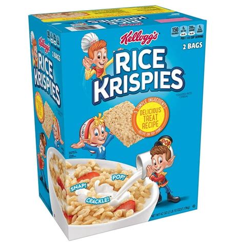 Kellogg's Rice Krispies Breakfast Cereal (42 oz., 2 pk.) - Walmart.com - Walmart.com