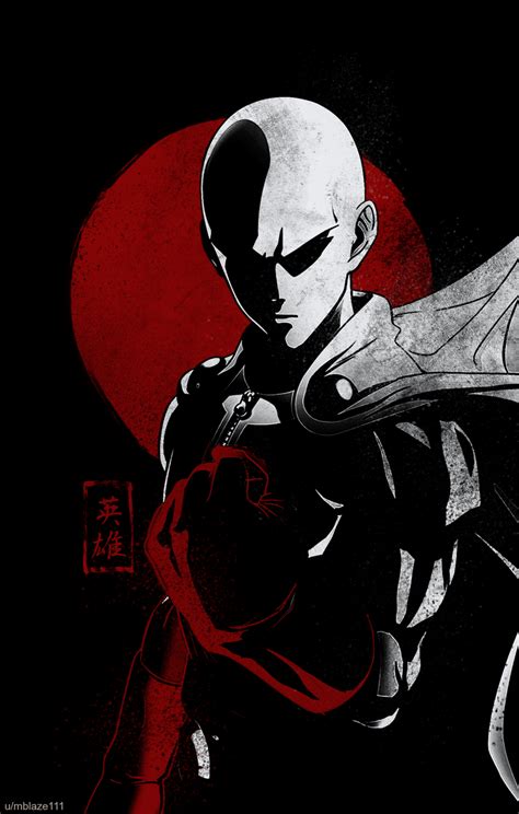 I made a Saitama phone wallpaper for you guys. If you guys like it, I ...