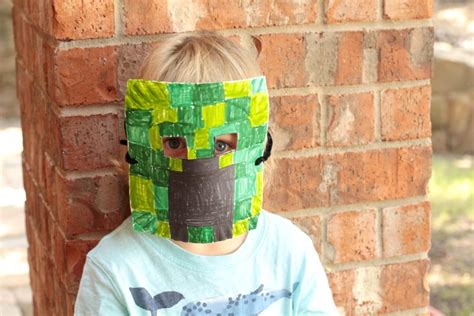 Minecraft Creeper Mask » SKrafty