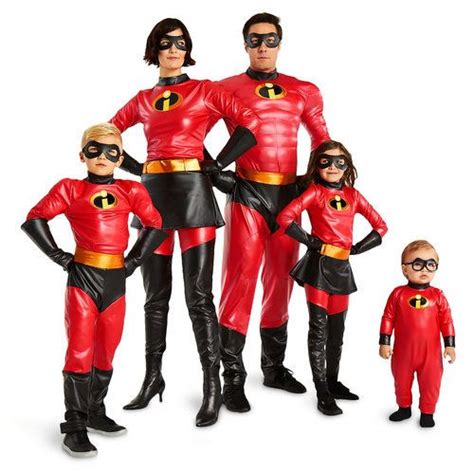 The family that fights together wears tights together as our capeless Incredibles 2 costume ...