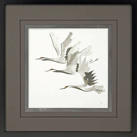 Zen Crane 2 PA-22411 Paragon Framed Art