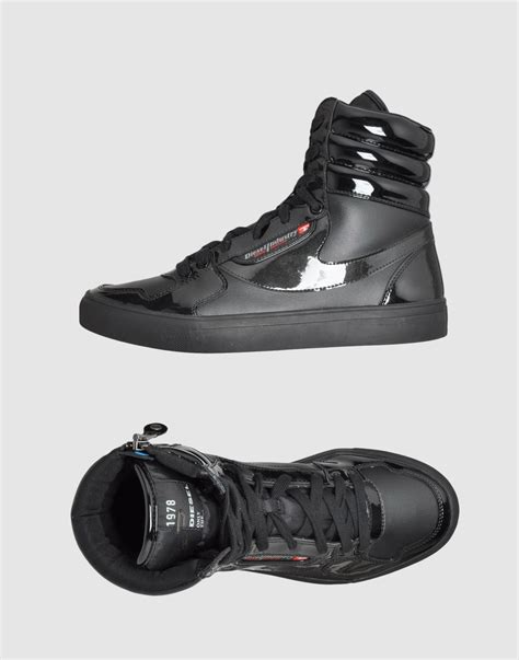 Diesel High-top Sneaker in Black for Men | Lyst