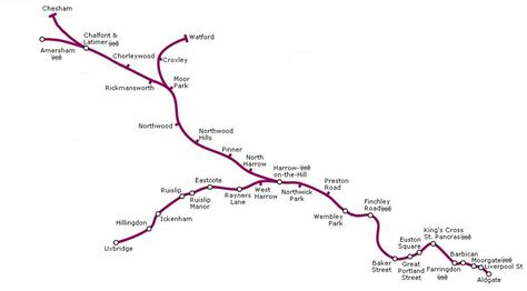 Image - Metropolitan line map.jpg | british transport wiki | FANDOM powered by Wikia