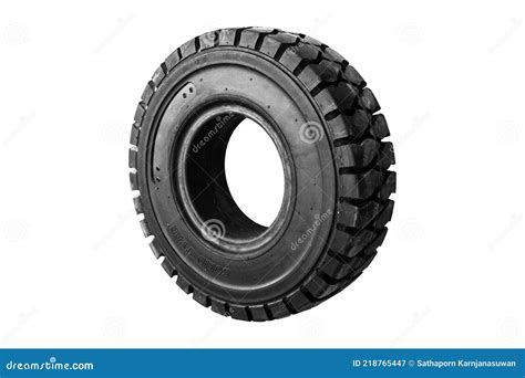 Forklift Solid Tyre Forklift Tires Forklift Solid Tires Stock Image ...