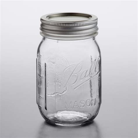 Ball Mason Jars, 16 oz. - 12/Case | WebstaurantStore