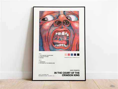 King Crimson - In the Court of the Crimson King Album Cover Poster | Architeg Prints