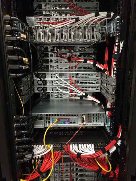 Rear of rack | Network infrastructure, Computer network, Cloud infrastructure