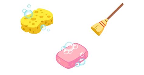 🧹 Cleaning Emojis 🧼 🧽