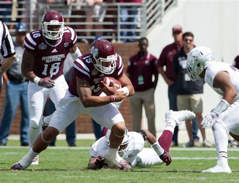 Dak Prescott powerful TD run for Mississippi State (Video)