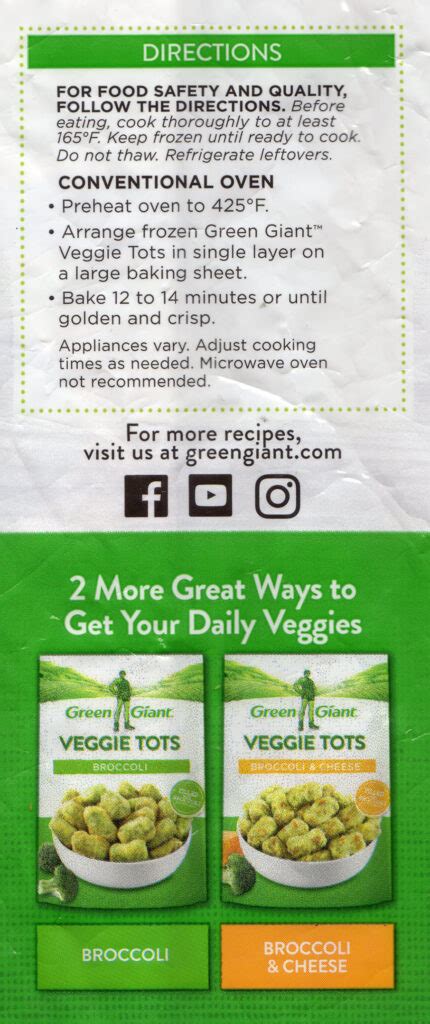 Green Giant Veggie Tots Cauliflower review – Shop Smart